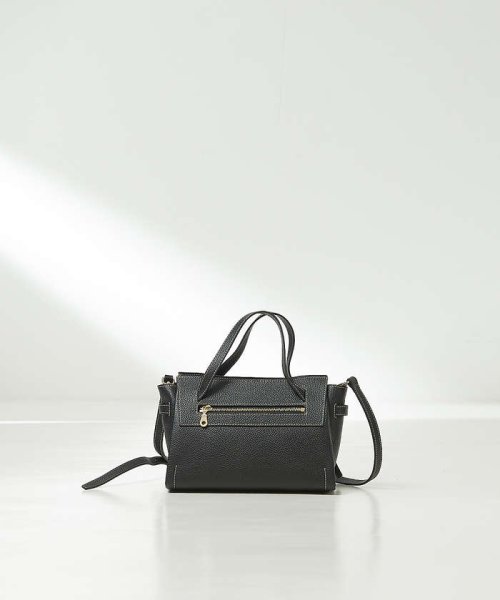 Knoty/レザーベルテッドトートBAG(mini) 0背胴