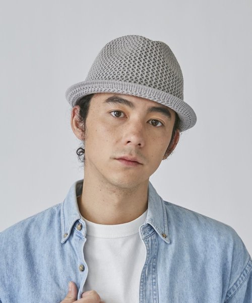 OVERRIDE(OVERRIDE)/OVERRIDE  OGC MESH KNIT FEDORA/img13