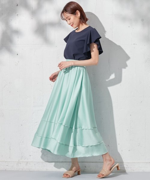KUMIKYOKU(組曲)/【組曲×setsuko sagittaire】フルールカラー スカート/img02