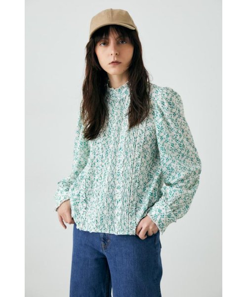 moussy(マウジー)/PIN TUCK FLORAL ブラウス/img37