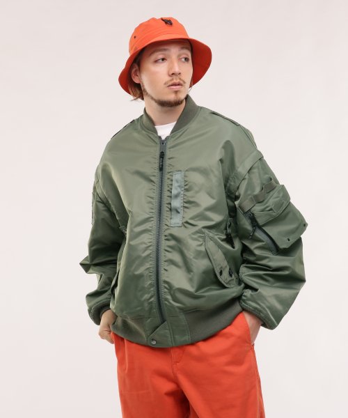 MANASTASH/マナスタッシュ/MANASTASH×AVIREX FIELD L－2 ブルゾン Z1663932424(12870円)