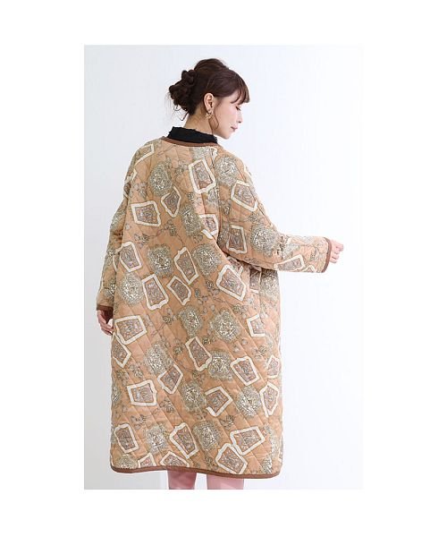 Sawa a la mode(サワアラモード)/エレガントに暖かさを纏うキルティングコート/img08