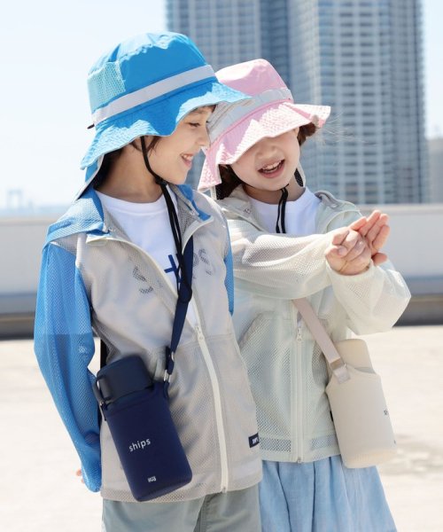 SHIPS KIDS(シップスキッズ)/SHIPS KIDS:80～175cm /〈虫除け（インセクトシールド）〉メッシュ フード パーカー/img30