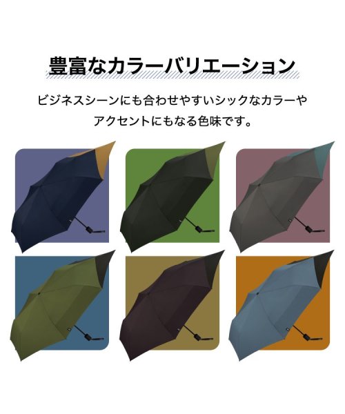 Wpc．(Wpc．)/【Wpc.公式】雨傘 UNISEX バックプロテクトフォールディングアンブレラ 55cm 鞄濡れない 継続はっ水 晴雨兼用 メンズ レディース 折りたたみ傘/img09