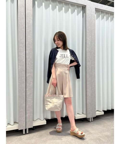 JILL by JILL STUART(ジル バイ ジル スチュアート)/シシュウロゴTシャツ　WEB限定カラー：バイカラー　ラベンダー/img22