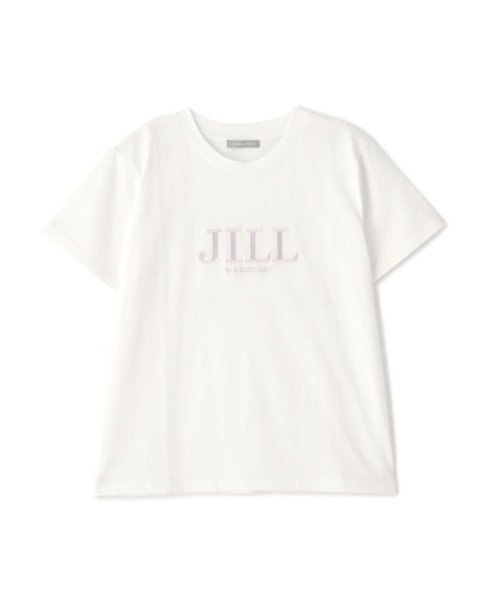 JILL by JILL STUART(ジル バイ ジル スチュアート)/シシュウロゴTシャツ　WEB限定カラー：バイカラー　ラベンダー/img25