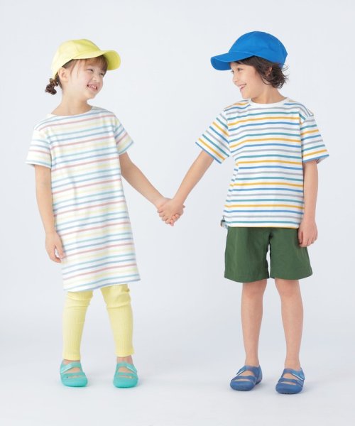 SHIPS KIDS(シップスキッズ)/SHIPS KIDS:100～130cm / オーガニック コットン ボーダー TEE/img16