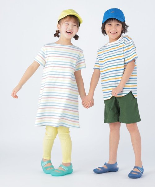 SHIPS KIDS(シップスキッズ)/SHIPS KIDS:100～130cm / オーガニック コットン ボーダー TEE/img18