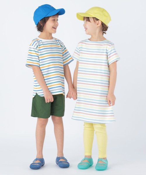 SHIPS KIDS(シップスキッズ)/SHIPS KIDS:100～130cm / オーガニック コットン ボーダー TEE/img20