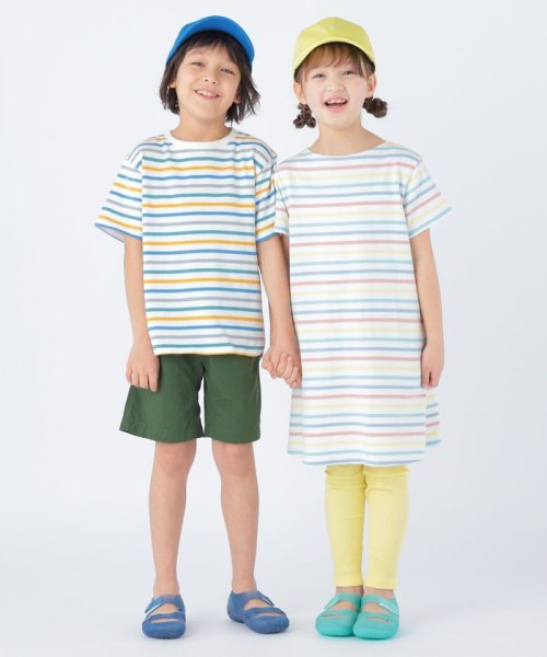 SHIPS KIDS(シップスキッズ)/SHIPS KIDS:100～130cm / オーガニック コットン ボーダー TEE/img21