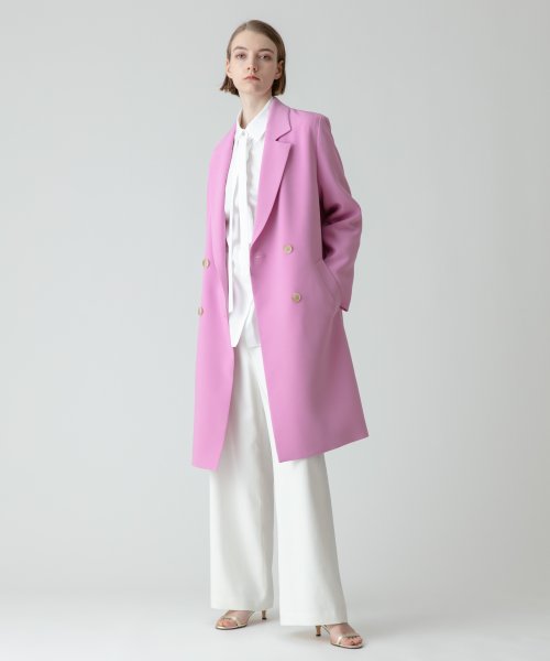 ダブルクロスチェスターコート 