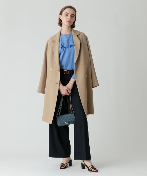 ダブルクロスチェスターコート 