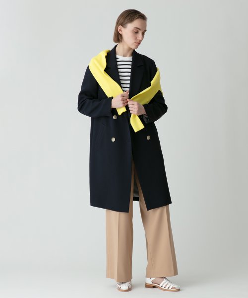 ダブルクロスチェスターコート 