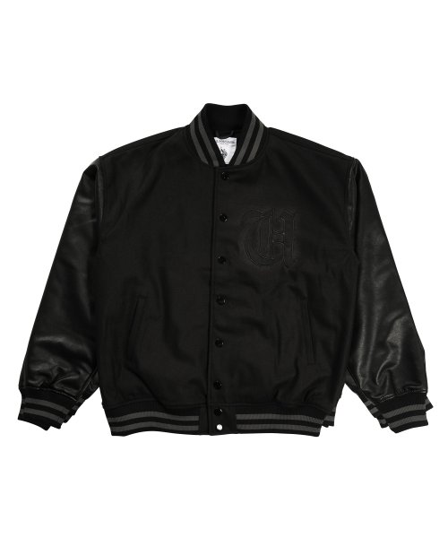 US.POLO ASSN.(ユーエスポロアッスン) 別注スタジャン / スタジャン メンズ ジャケット スタジアムジャンパー ブルゾン ロゴ オーバーサイズ ビ US POLO ASSN 別注スタジャン