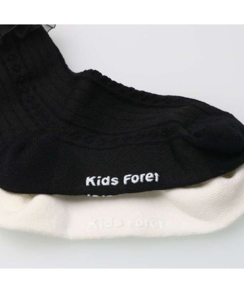 Kids Foret(キッズフォーレ)/【子供服】 Kids Foret (キッズフォーレ) フリル付クルーソックス・靴下 14cm～20cm B11309/img03