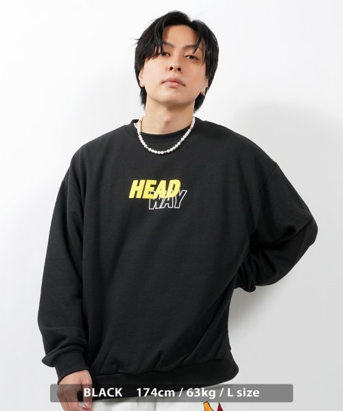 1111clothing(ワンフォークロージング)/オーバーサイズ トレーナー メンズ スウェット レディース ビッグトレーナー クルーネック 長袖 プルオーバー メンズ トップス 英字 ロゴ プリント/img13