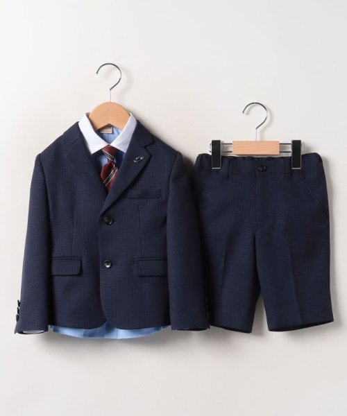 セール】紺ジャケット+ショートパンツセット(505131624  