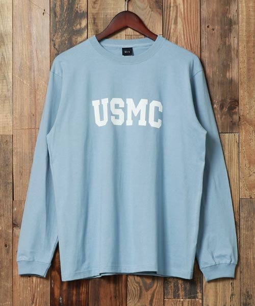 marukawa shonan(marukawa shonan)/【MRU/エムアールユー】コットン100％ USAF ミリタリー プリント ロンT/綿100％ 長袖Ｔシャツ メンズ カジュアル/img31