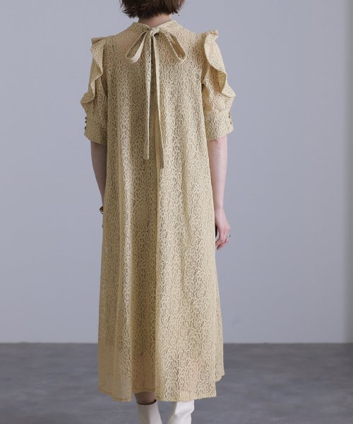 ハイネックショルダーフリルワンピース  JSB1439822033(11000円)