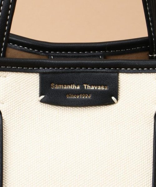 Samantha Thavasa(サマンサタバサ)/キャンバスデザイン 合皮トートバッグ 小サイズ/img12
