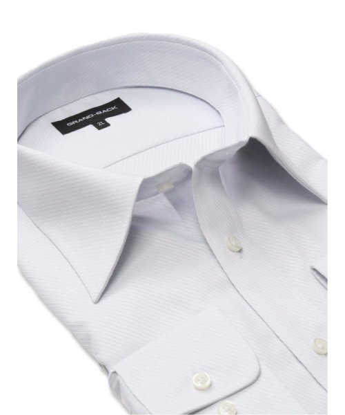 GRAND-BACK(グランバック)/【大きいサイズ】グランバック/GRAND－BACK 形態安定 セミワイドカラー 長袖 ワイシャツ/img01