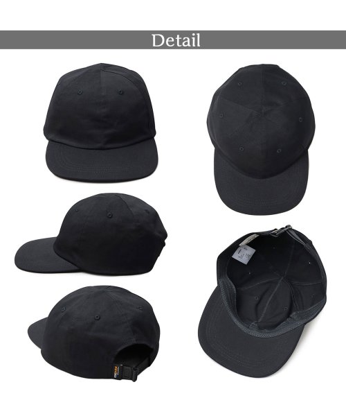 Besiquenti(ベーシックエンチ)/ストレッチ コーデュラツイル ジェットキャップ キャンプキャップ フラットバイザー 日本製生地 CORDURAナイロン 帽子 メンズ カジュアル シンプル/img07
