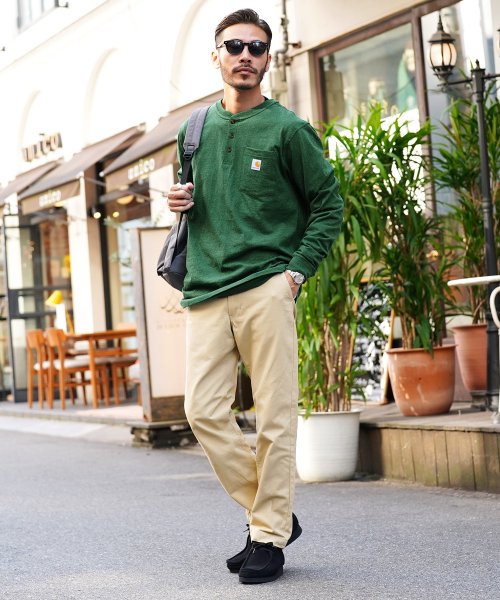 JIGGYS SHOP(ジギーズショップ)/Carhartt(カーハート) Long T－Shirt / ロンT メンズ Tシャツ 長袖 ロンティー カットソー トップス ブランド ヘビーウェイト ヘンリ/img05