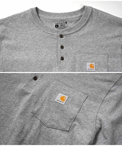 JIGGYS SHOP(ジギーズショップ)/Carhartt(カーハート) Long T－Shirt / ロンT メンズ Tシャツ 長袖 ロンティー カットソー トップス ブランド ヘビーウェイト ヘンリ/img10