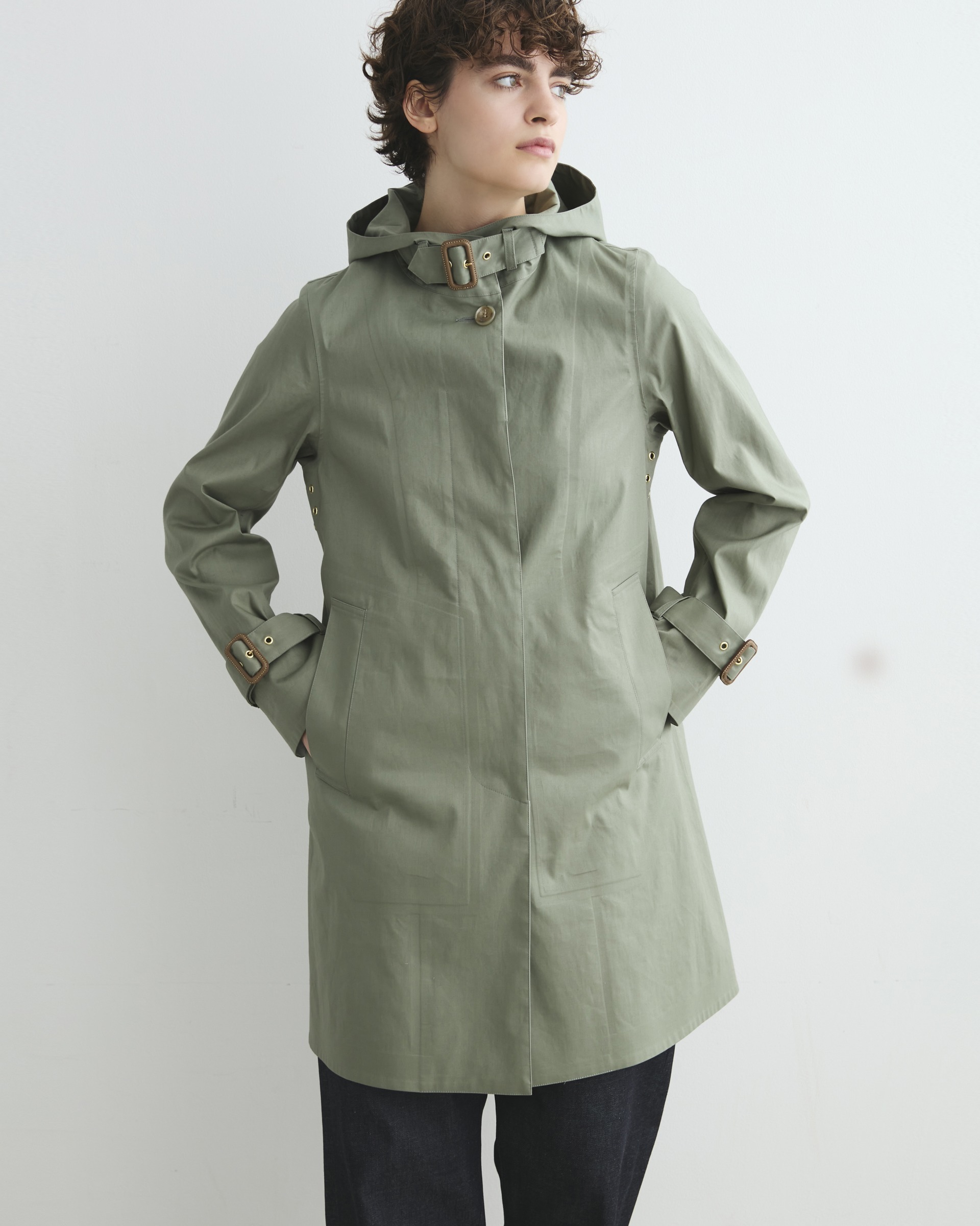 Traditional Weatherwear DELVINE ロングコート34トレンチコート