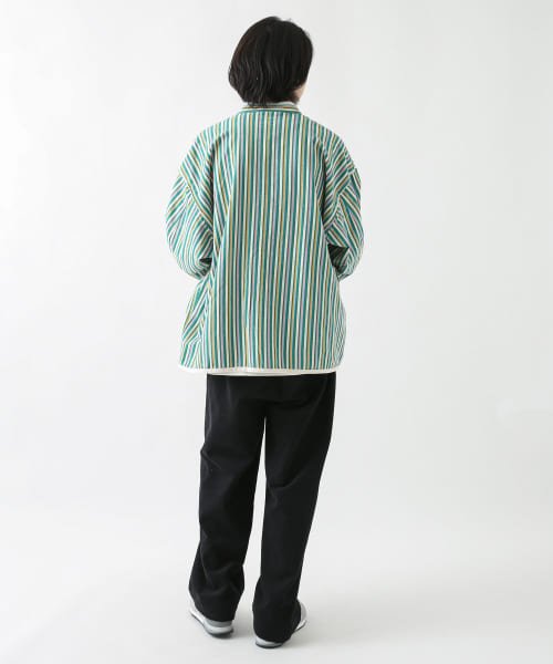 URBAN RESEARCH Sonny Label(アーバンリサーチサニーレーベル)/『別注』ARMY TWILL　Stripe Stand Collor Shirts/img10