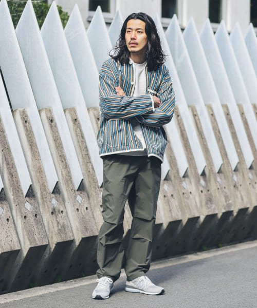 URBAN RESEARCH Sonny Label(アーバンリサーチサニーレーベル)/『別注』ARMY TWILL　Stripe Stand Collor Shirts/img12