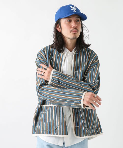 URBAN RESEARCH Sonny Label(アーバンリサーチサニーレーベル)/『別注』ARMY TWILL　Stripe Stand Collor Shirts/img15