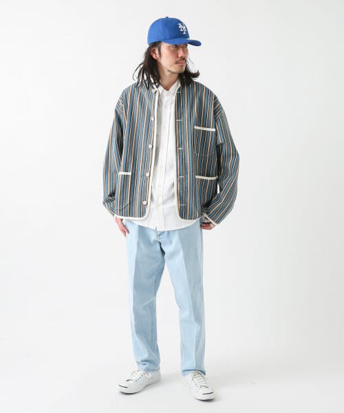 URBAN RESEARCH Sonny Label(アーバンリサーチサニーレーベル)/『別注』ARMY TWILL　Stripe Stand Collor Shirts/img16