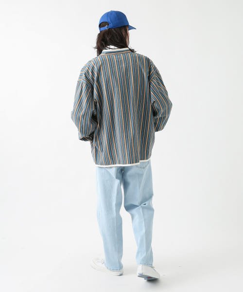 URBAN RESEARCH Sonny Label(アーバンリサーチサニーレーベル)/『別注』ARMY TWILL　Stripe Stand Collor Shirts/img17