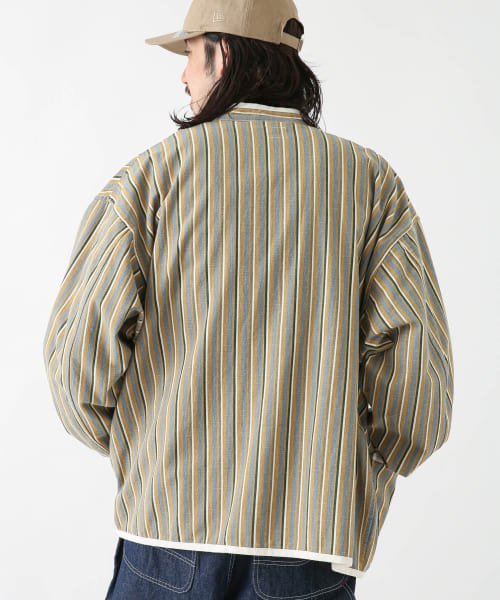 URBAN RESEARCH Sonny Label(アーバンリサーチサニーレーベル)/『別注』ARMY TWILL　Stripe Stand Collor Shirts/img25