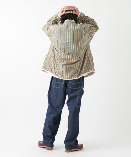 URBAN RESEARCH Sonny Label(アーバンリサーチサニーレーベル)/『別注』ARMY TWILL　Stripe Stand Collor Shirts/img28