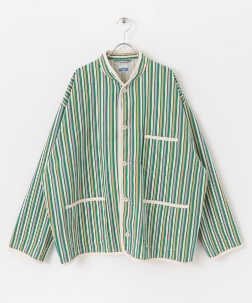 URBAN RESEARCH Sonny Label(アーバンリサーチサニーレーベル)/『別注』ARMY TWILL　Stripe Stand Collor Shirts/img37