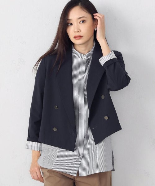 Ｗブレスト ショート ジャケット 