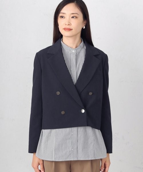 Ｗブレスト ショート ジャケット 