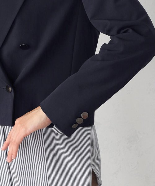 Ｗブレスト ショート ジャケット 