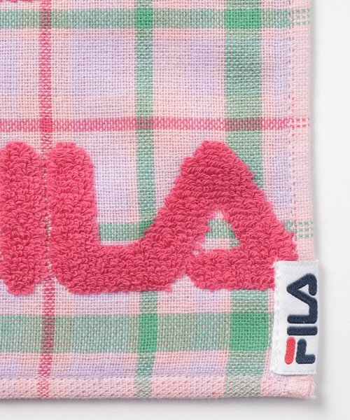 FILA towel(フィラ　タオル)/チェック柄 タオルハンカチ/img01