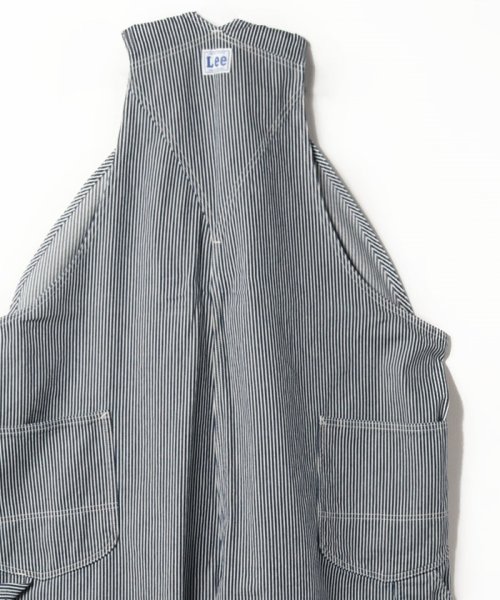 【Lee/リー】大きいサイズ 2L 3L 4L 5L ヒッコリー デニム オーバーオール メンズ レディース カジュアル デニムパンツ ボトムス ワーク リー Lee/リー 大きいサイズ ヒッコリー デニム カジュアル レイジーS
