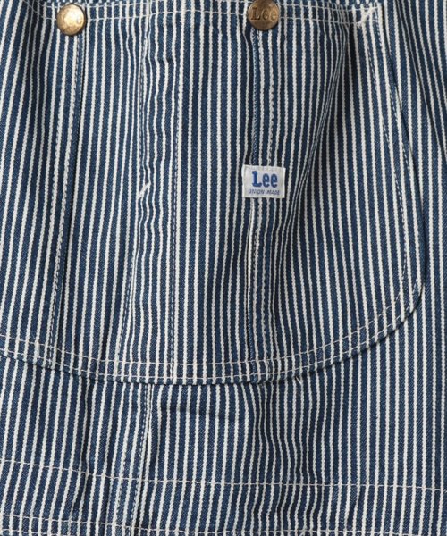 【Lee/リー】大きいサイズ 2L 3L 4L 5L ヒッコリー デニム オーバーオール メンズ レディース カジュアル デニムパンツ ボトムス ワーク リー Lee/リー 大きいサイズ ヒッコリー デニム カジュアル レイジーS