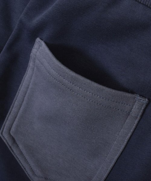 SLAP SLIP(スラップスリップ)/ワッペン 付 ベスト レイヤード 風 長袖 Tシャツ + ポケット 配色 パンツ/img19