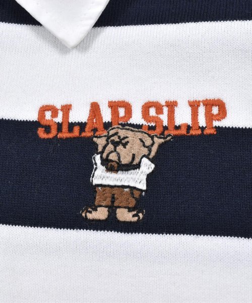SLAP SLIP(スラップスリップ)/イヌ ワッペン ボーダー ポロシャツ (90~130cm)/img10