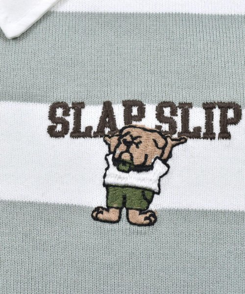 SLAP SLIP(スラップスリップ)/イヌ ワッペン ボーダー ポロシャツ (90~130cm)/img17