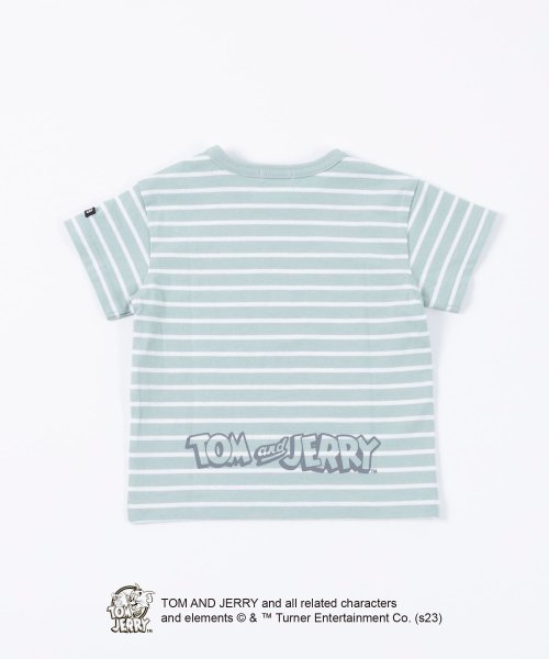 KP BOY(ケーピーボーイ)/KPBOY(ケーピーボーイ)【TOM＆JERRY/トムとジェリー】天竺ボーダー半袖Ｔシャツ(90)/img01