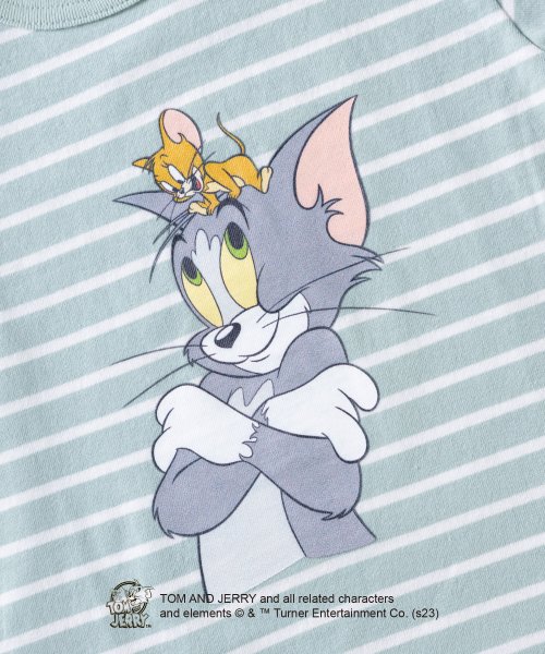 KP BOY(ケーピーボーイ)/KPBOY(ケーピーボーイ)【TOM＆JERRY/トムとジェリー】天竺ボーダー半袖Ｔシャツ(90)/img03