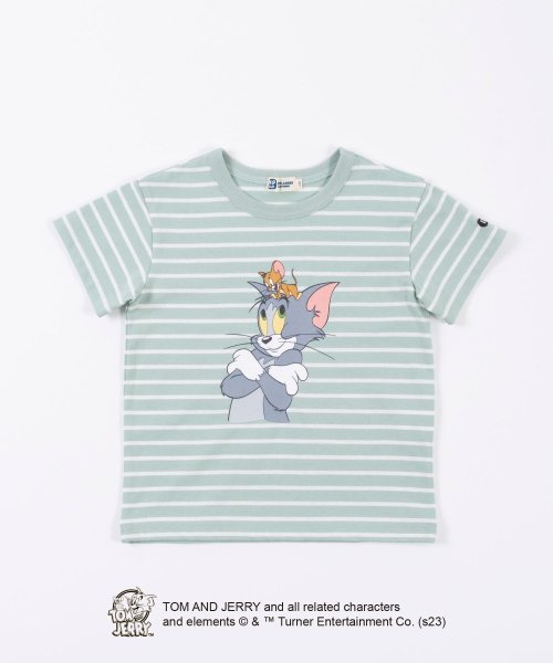 KP BOY(ケーピーボーイ)/KPBOY(ケーピーボーイ)【TOM＆JERRY/トムとジェリー】天竺ボーダー半袖Ｔシャツ(100～130)/img01