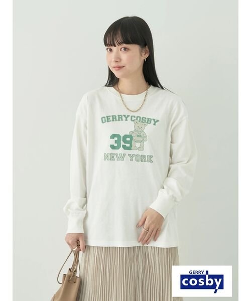 earth music&ecology(アースミュージック＆エコロジー)/別注 cosby ベアープリントロングTシャツ/img02